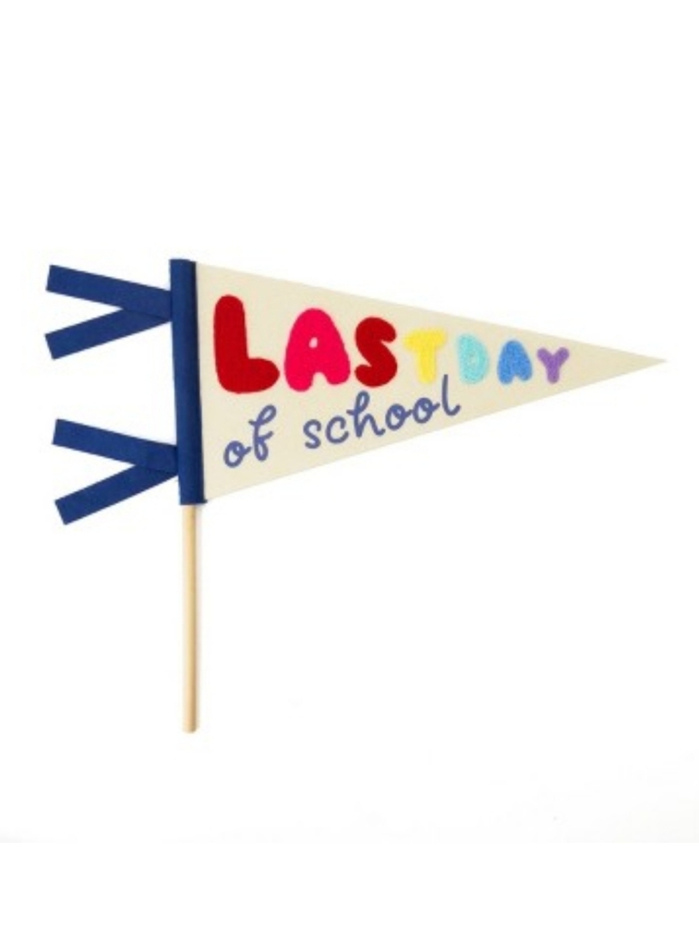 Target Bullseye Playground 2026 End Of Year Pennant Flag - Last Day Of School